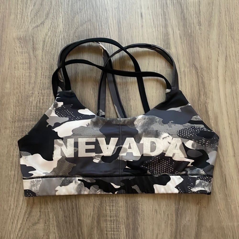 University of Nevada Cheer Sports Bra